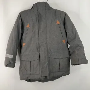 Casual Fit Silhouette Slim Tailored Size 3-4: Polarn O Pyret Grey Winter Coat