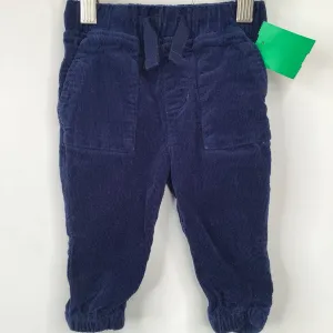 Rayon made kids' clothes absorbent Size 3-6m( 60): Hanna Andersson Blue Draw String Corduroy Pants