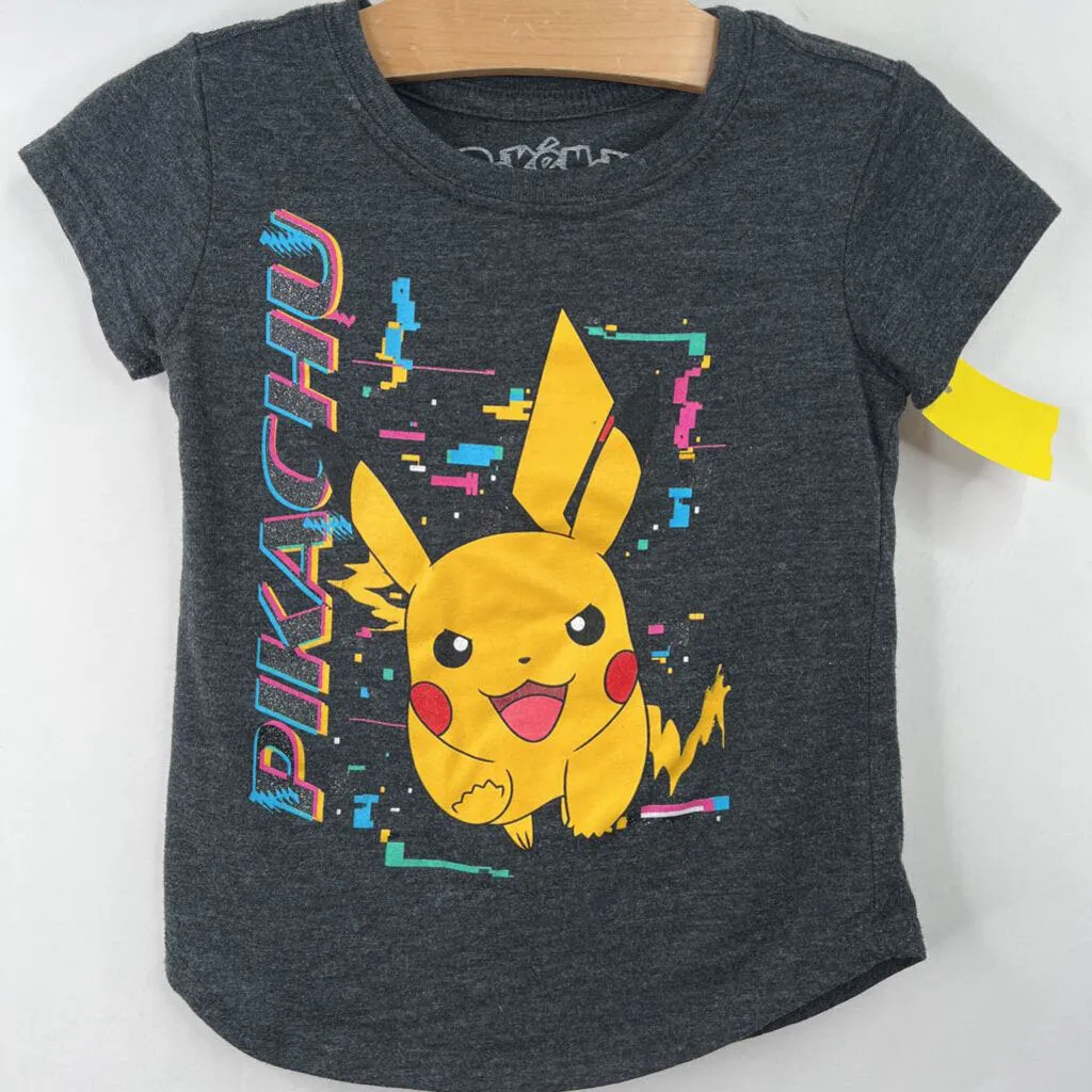 WrinkleResistant Size 4-5: Pokemon Black T-Shirt