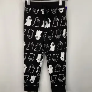 Year - Round zippered Size 4: Celebrate Halloween Black/White Ghost Pants