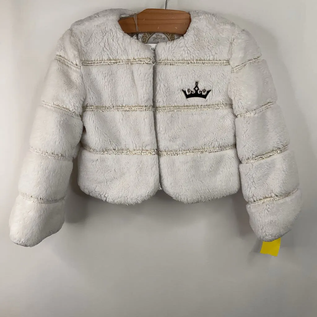 Functional Fit Size 4: Disney White/Gold Puffy Jacket
