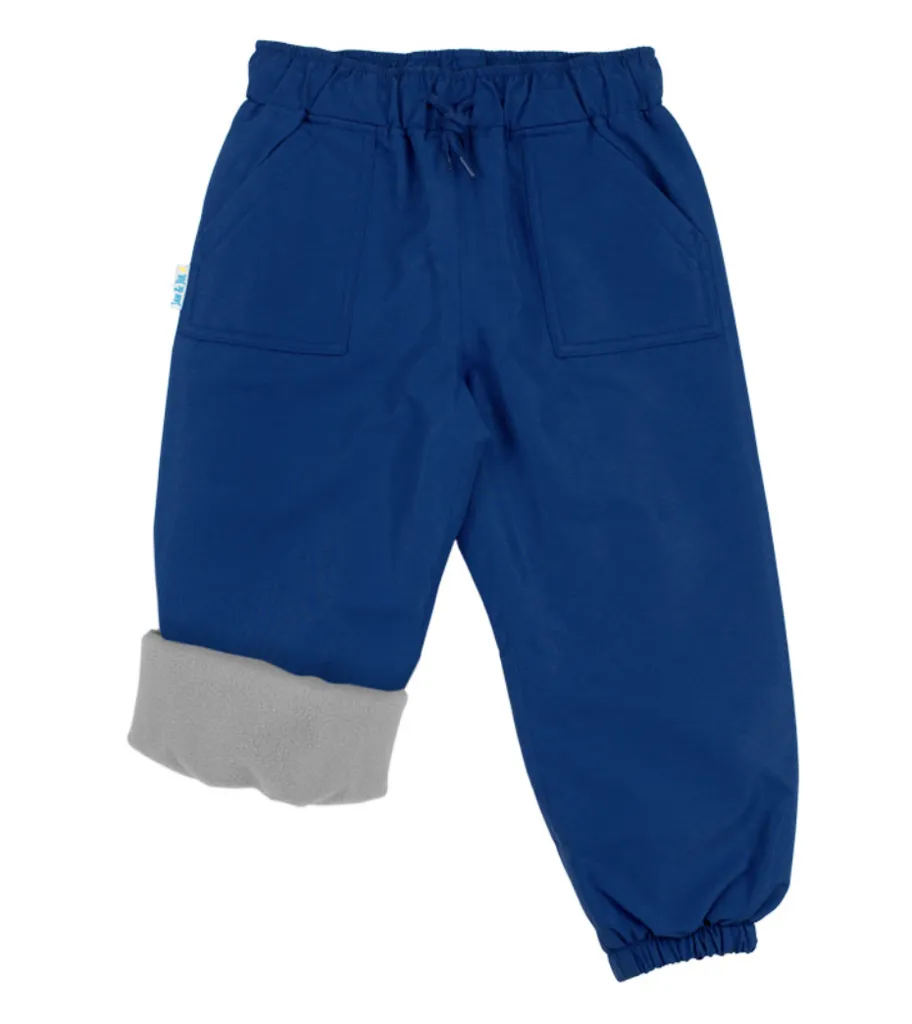 Indoor Comfort Comfortable Design Size 4: Jan & Jul NEBULA BLUE Cozy-Dry (Fleece Lined) Rain Pants NEW