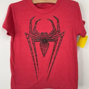Embroidered children's clothes Dark colored kids' apparel Size 4: Marvel Red/Black Spider Man T-Shirt
