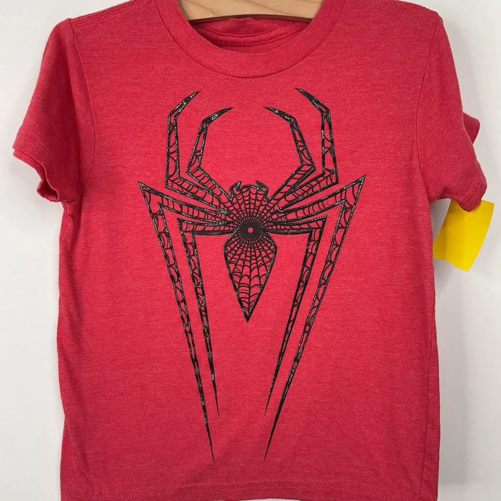 Size 4: Marvel Red/Black Spider Man T-Shirt High school kids' wear