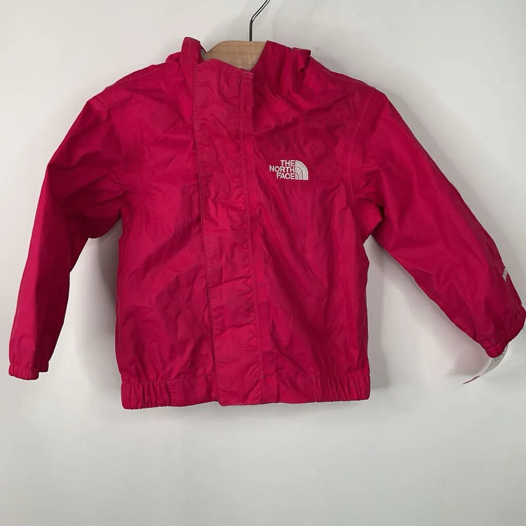 Size 6-12m: The North Face Pink Rain Coat All weather Easy Fold Jacket