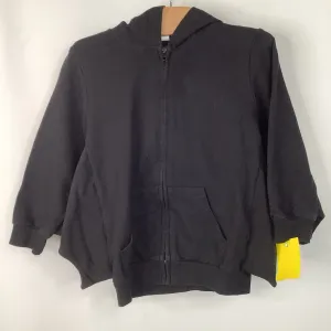 Stand Up Collar Tailored Cut Style Size 6-7: Black Bat Zip-Up Hoodie