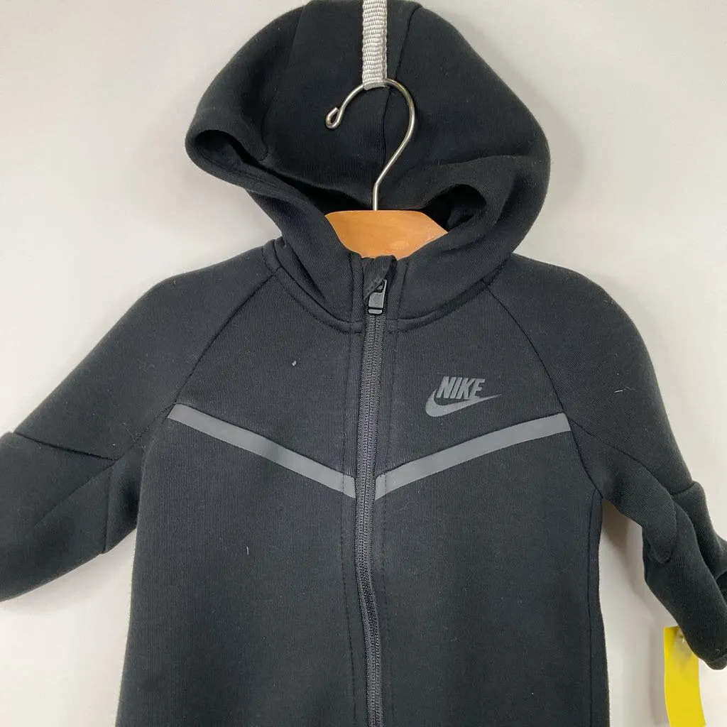 Office Comfy Hot Beach Size 6m: Nike Black Romper with Hoodie