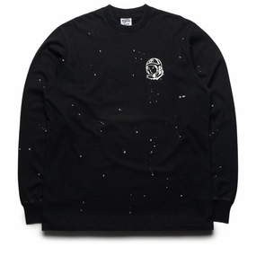 Billionaire Boys Club Oblivion L/S Knit Tee - Black Sharp Look