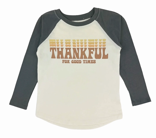 Long Sleeve Raglan- Thankful Push Edge Utility Mode