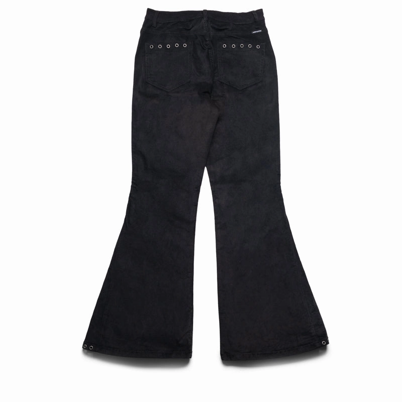 Road Soul Coastal Chic Honor The Gift Brushed Bell Bottom Pants - Black