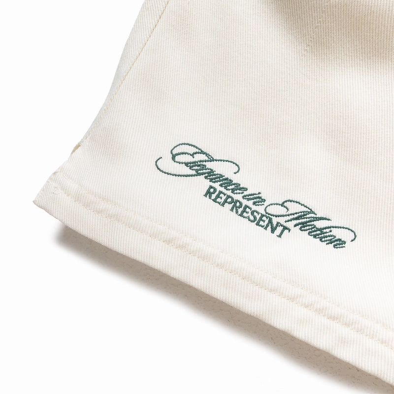 Represent Crest Short - Antique White Warm Fashion