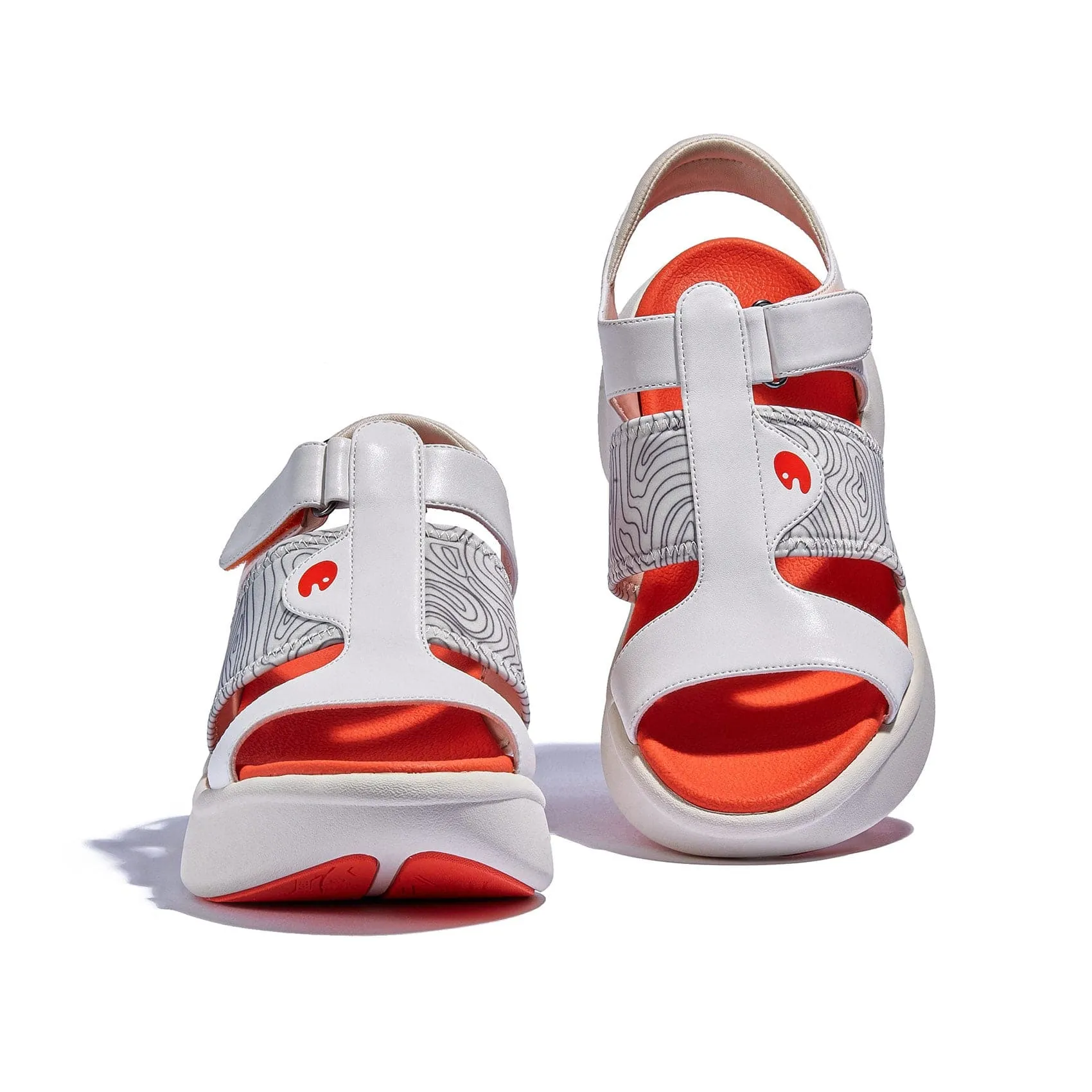 Bright White Sitges I Women Strap Locking Mechanism All Daywear