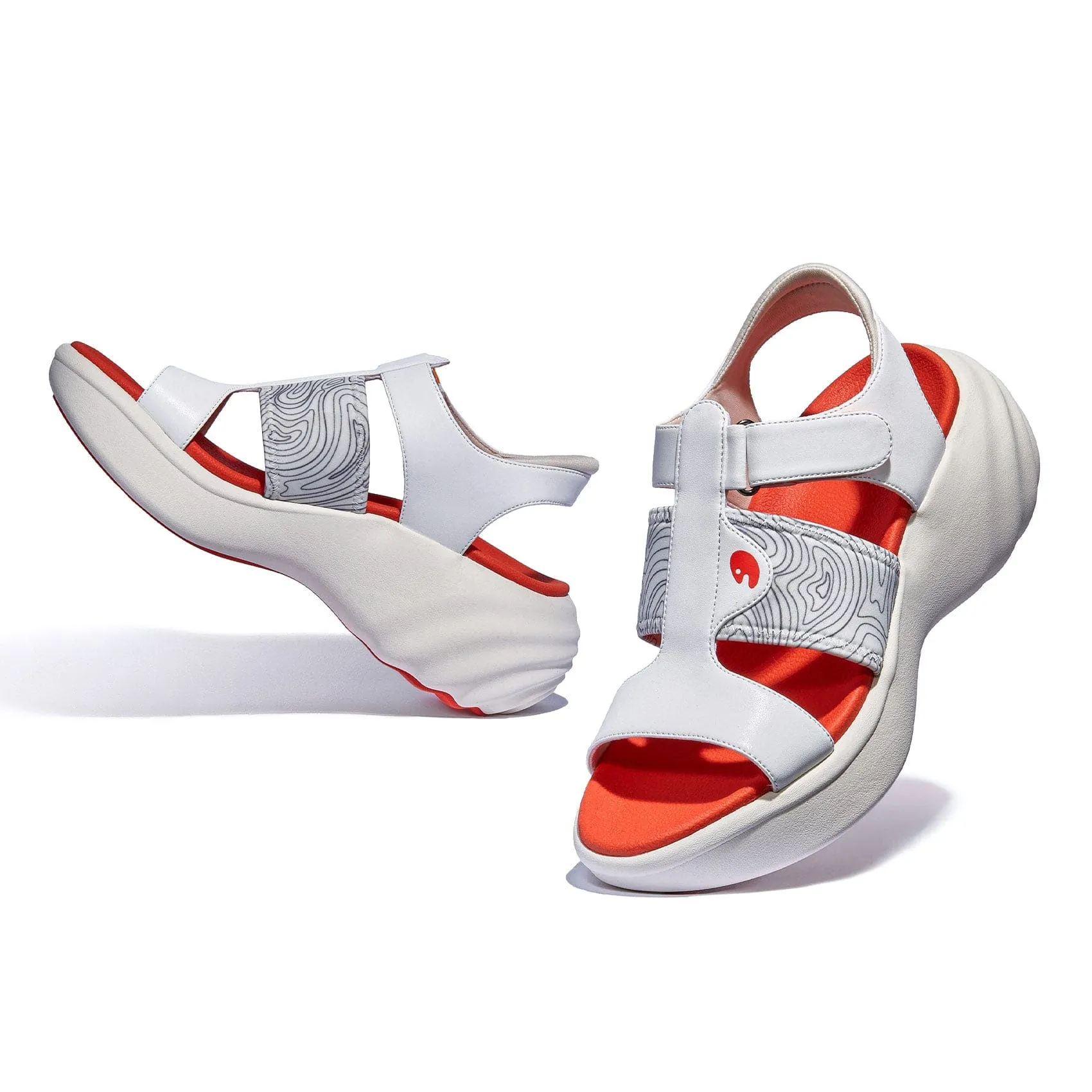 Bright White Sitges I Women Foot Flex active shoes