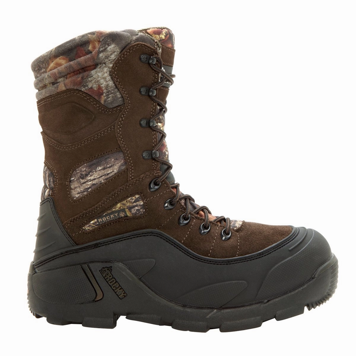 Rocky Blizzard Stalker Men's Waterproof 1200g Insulated Boots Fq0005452 In Brown Stable Support Morning Walk Handmade Craft