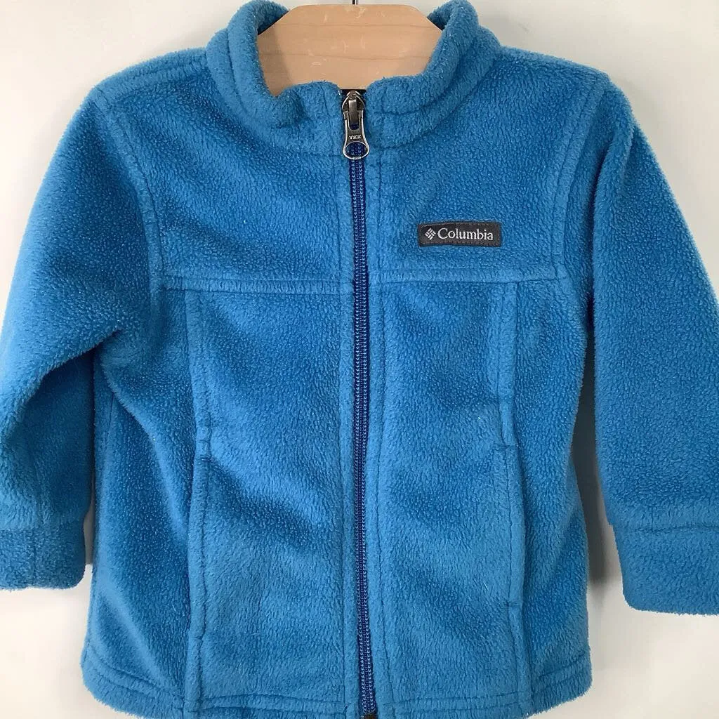 Warmth Retention Technology Size 6-12m: Columbia Blue Fleece Coat