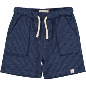 FrictionResistantFabric Navy ribbed shorts
