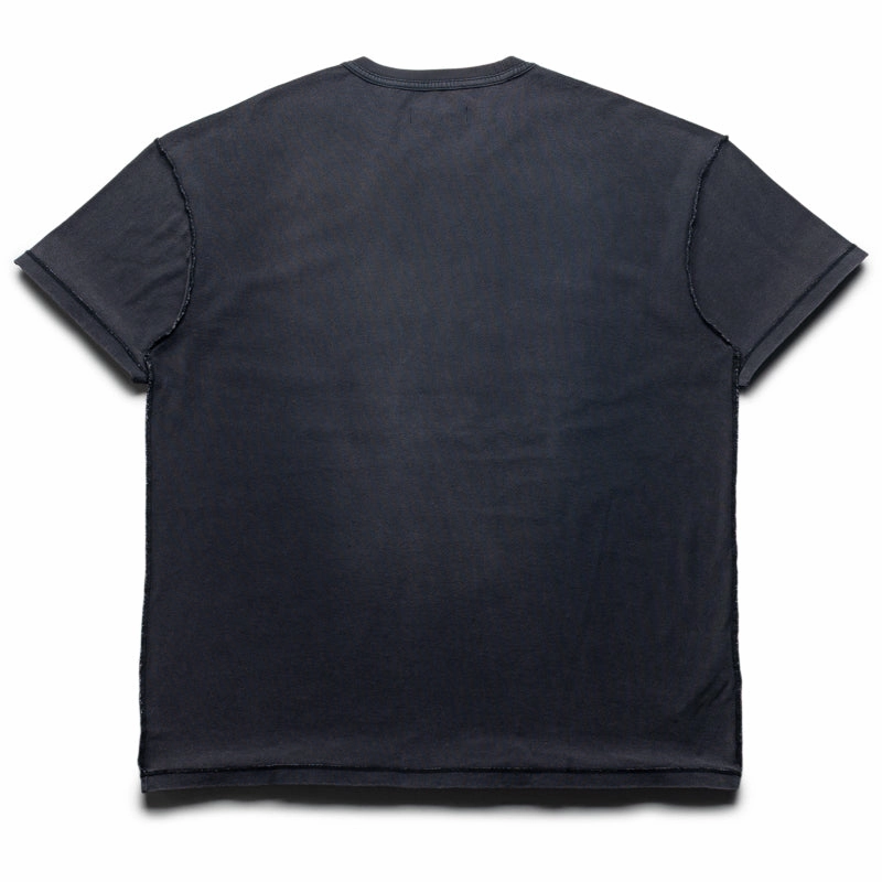 Tulle Soul Casual Comfort Purple Brand Arched Wordmark Tee - Black