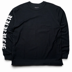 Purple Brand Textured Jersey L/S Tee - Black Cozy Pajama Pants SkinFriendlyElastic