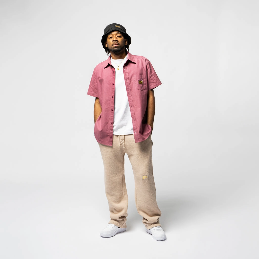 Warm Outerwear Advisory Board Crystals Knit Lounge Pants - Ecru