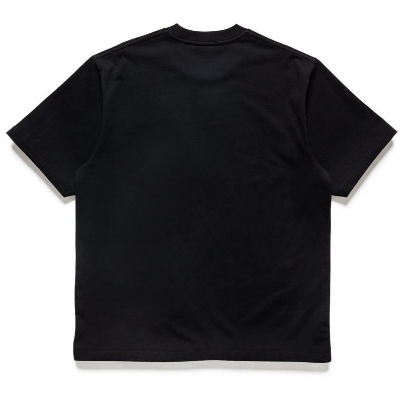A Bathing Ape by Politics Sta Ape Face Tee - Black Reinforced Hem