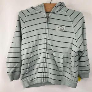 Size 2-3: Zara Greey Black Striped Zip Up Hoodie Sports kids' apparel