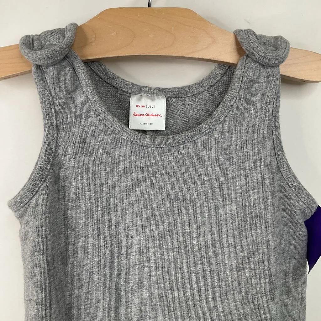 Outerwear Size 2 (85): Hanna Andersson Grey Cozy Tank Romper