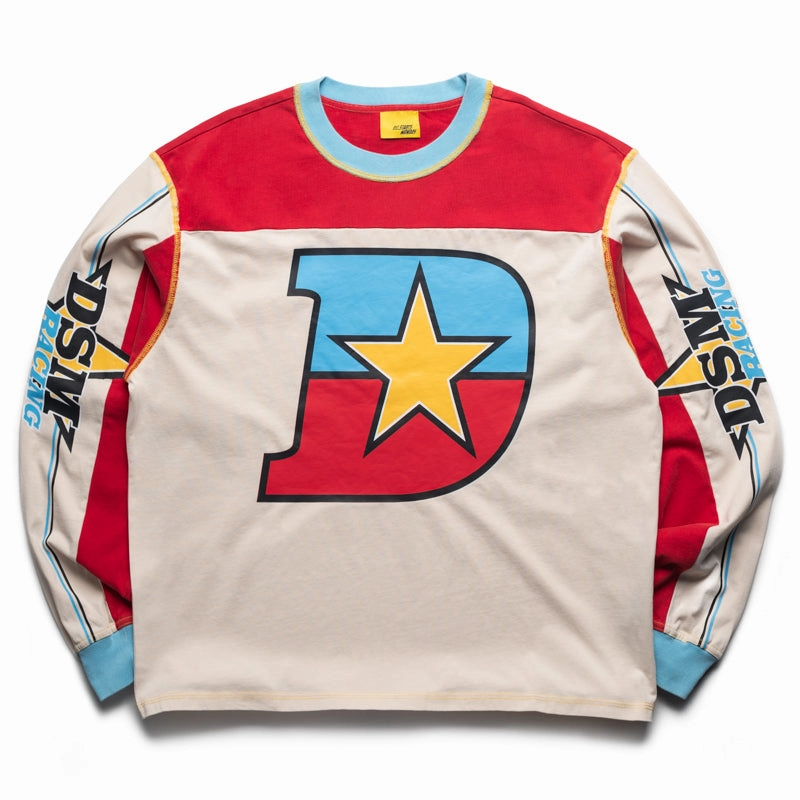 Diet Start Monday Supercross L/S Tee - Red/White StretchComfort Art Mood
