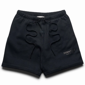 Fear Of God Essentials Soccer Fleece Shorts - Jet Black fresh start