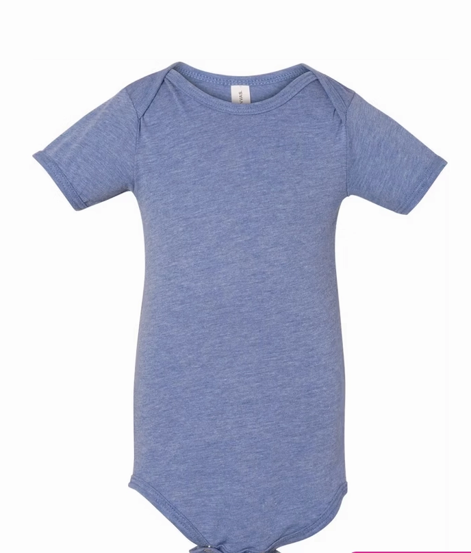 Casual Shirt pack light Tri Blend Blue Bodysuit