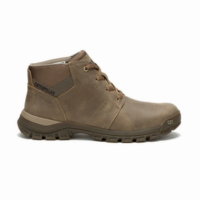 Shock Absorbing Urban Commute High Utility Caterpillar Threshold Men's Soft Toe Chukka Work Boot (P725956) In Beaned