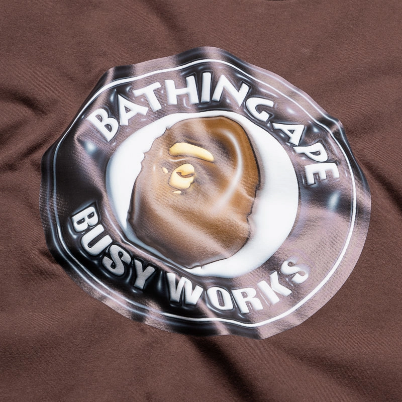 A Bathing Ape 3D Busy Works Tee - Brown 4Way Stretch Business Outfit