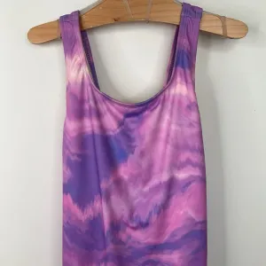 Relaxing Swim Size 12: Lands End Purple 1pc Swimsuit