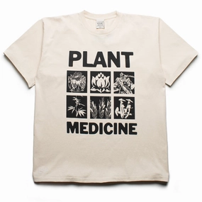 CRTFD Plant Medicine Tee - Natural Young Edge Art Mood