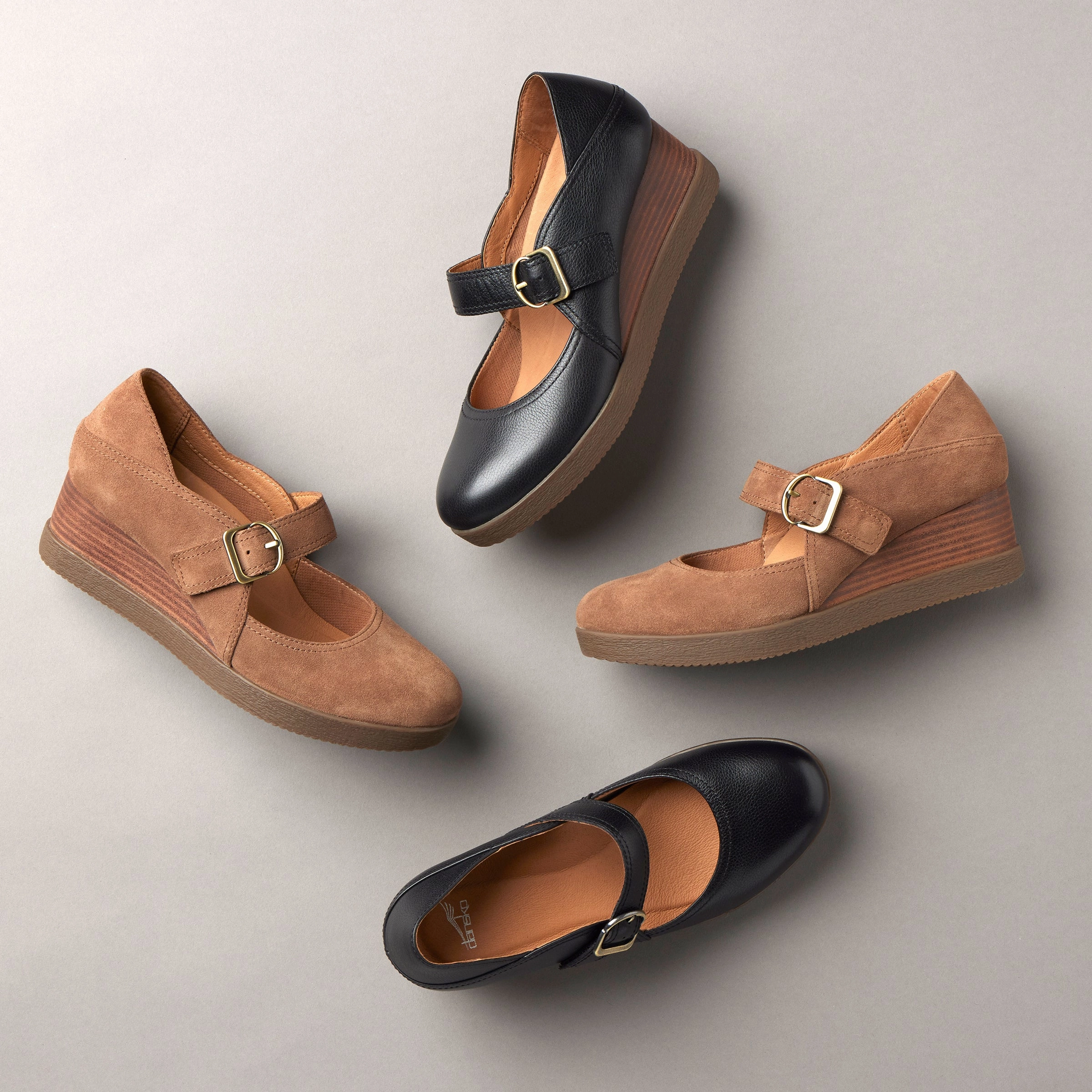 Metallic Evening Shoes Sandy Black Waterproof Milled