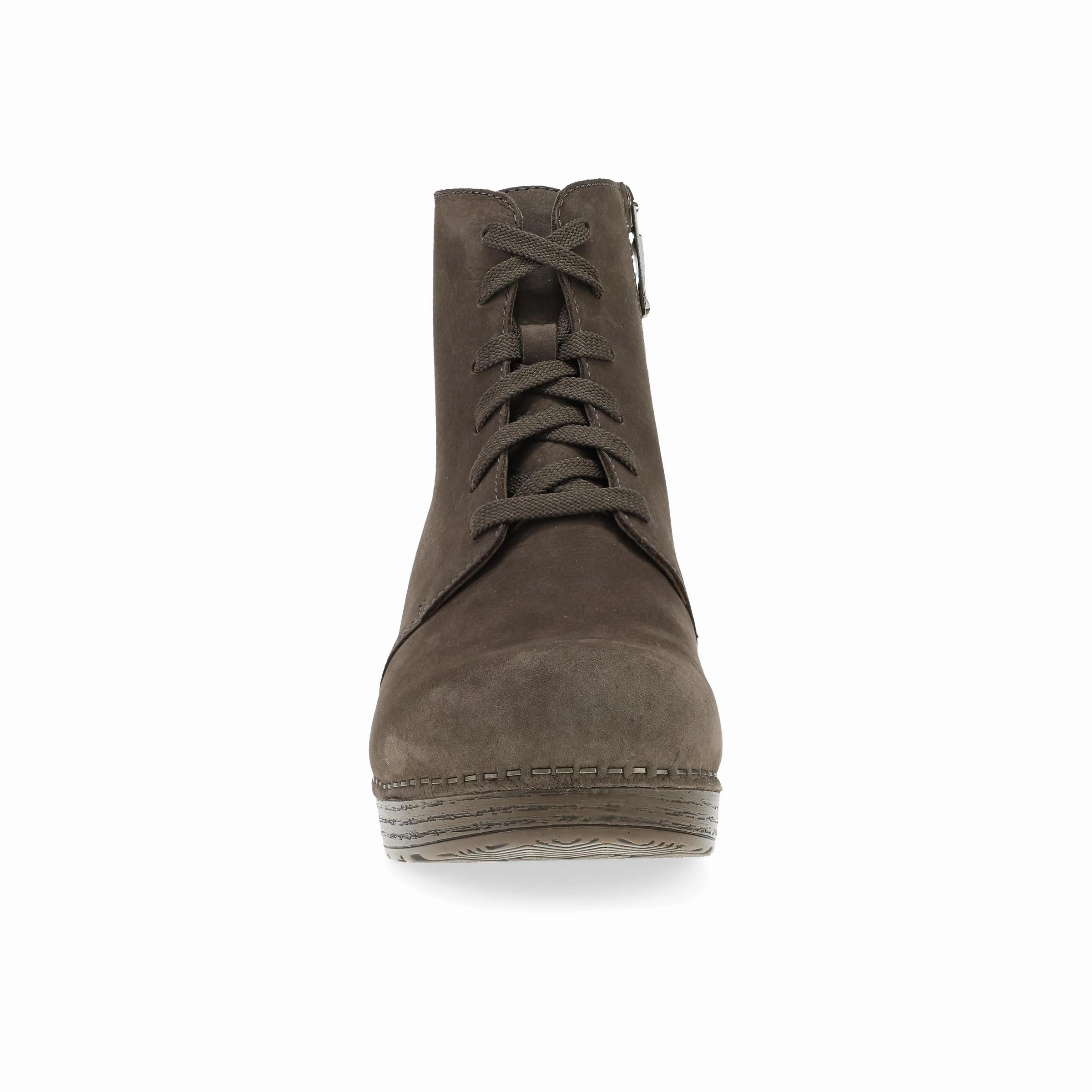 Sigourney Mushroom Nubuck Modern Silhouette