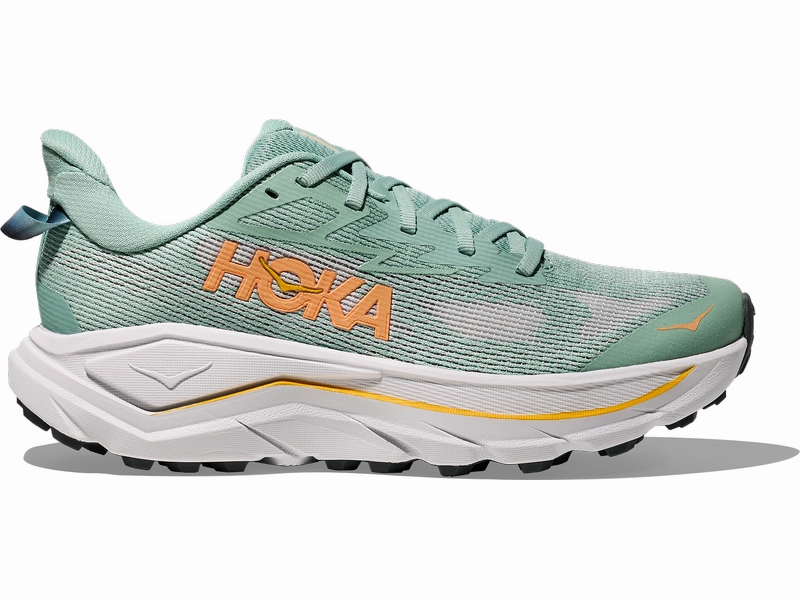 Women's Hoka Challenger 8 All Terrain Running Shoe Rock Plate Technology All Terrain Grip