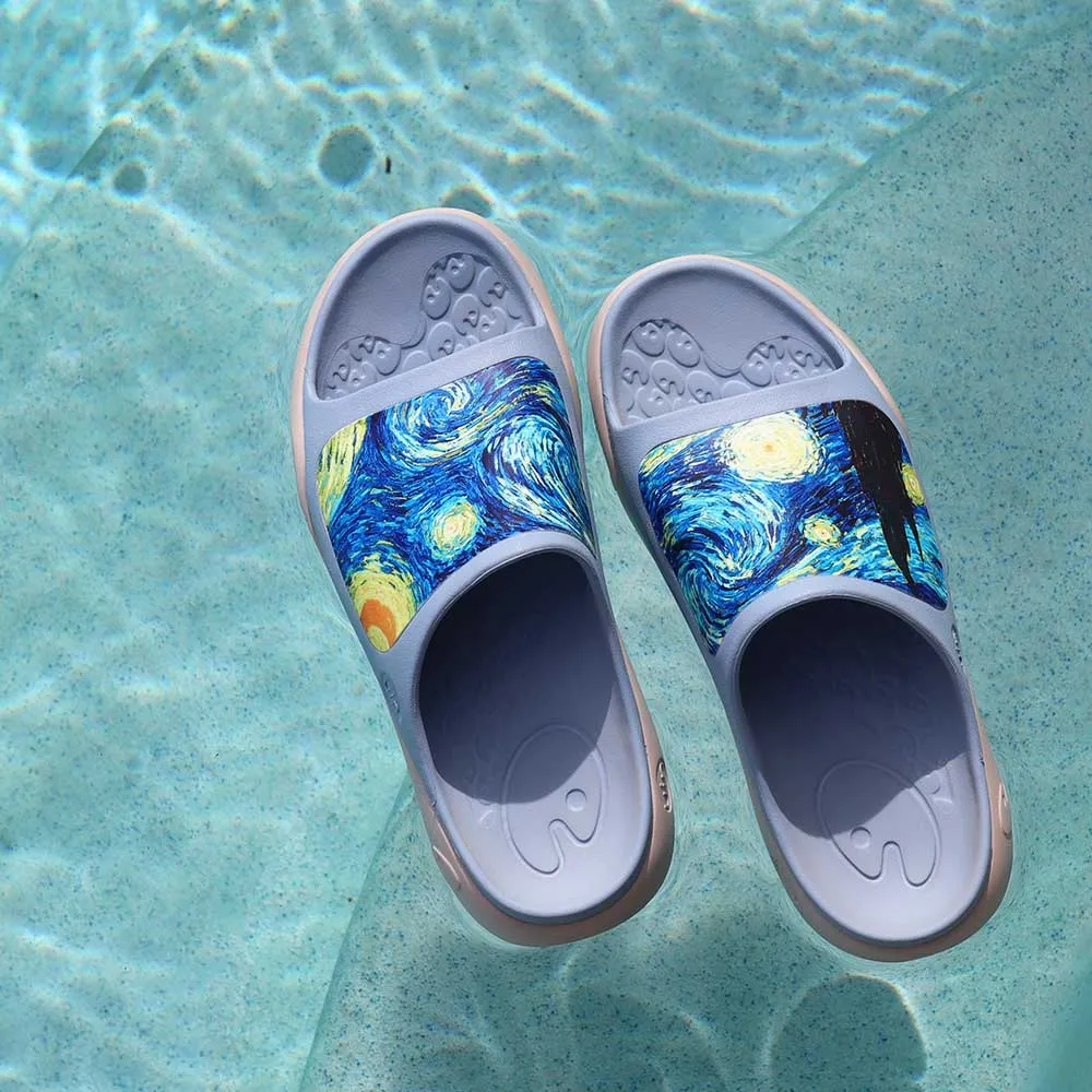 Quick Lock Outfit Friendly Starry Night Ibiza Slides