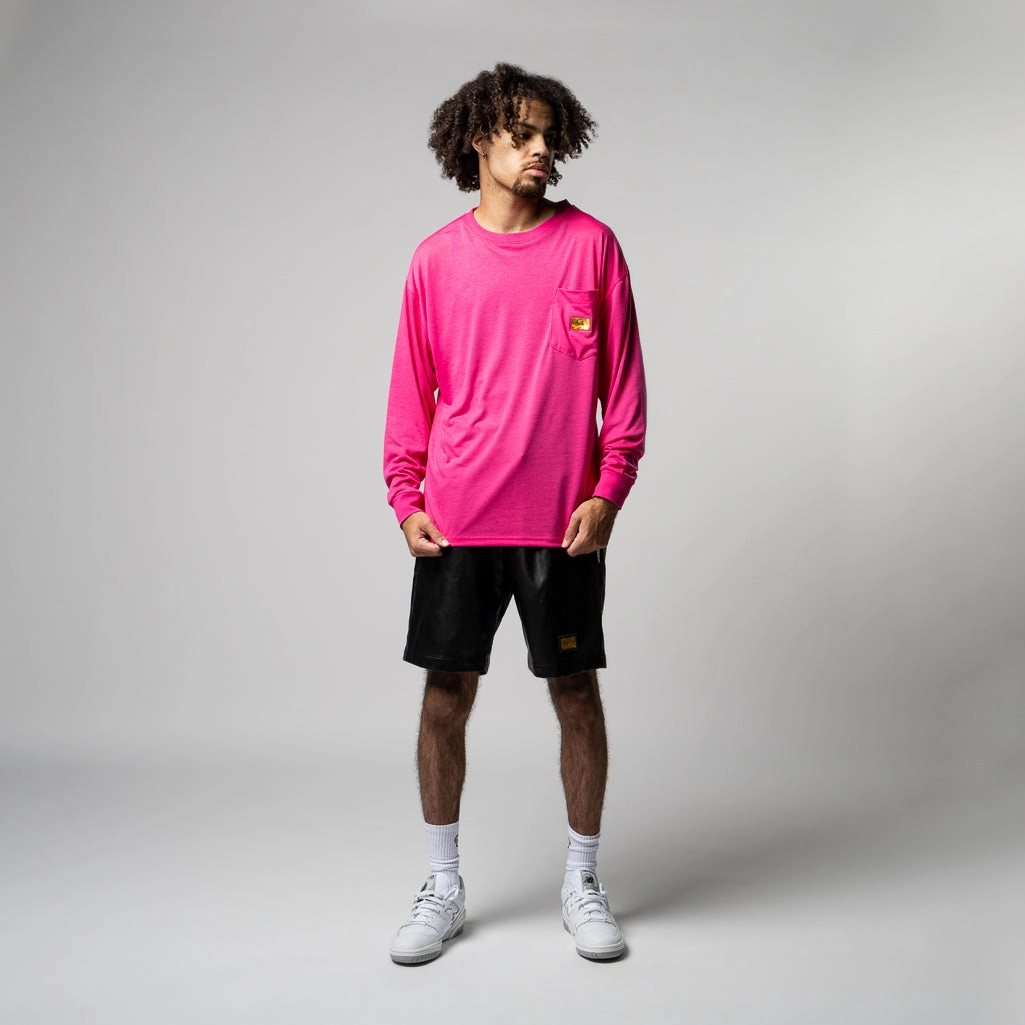 Advisory Board Crystals L/S Tee - Pink FlexibleJointConstruction Hero Glow