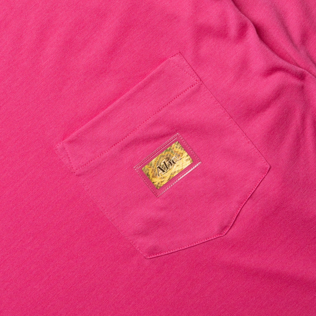 Advisory Board Crystals L/S Tee - Pink Stretchable Material