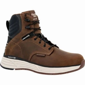 Georgia Boot Durablend Sport Men's Waterproof Work Boots Gb00625 In Brown Low Rise