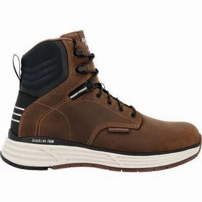 Georgia Boot Durablend Sport Men's Waterproof Work Boots Gb00625 In Brown Camping Trip Durable Shell Adventure Journey