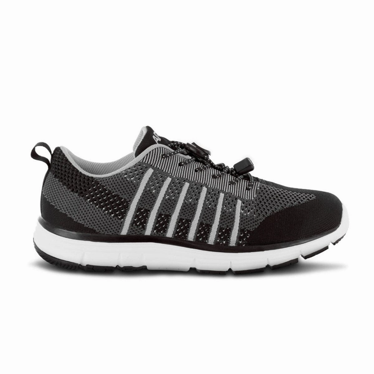 Apex A7000m Bolt Knit Lace Up Men's Active Shoe In Black/grey Style Core