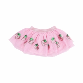 Strawberry Tutu Skirt in Pink