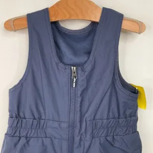 Size 3: Columbia Blue Fleece Upper Snow Bib Flexible Material