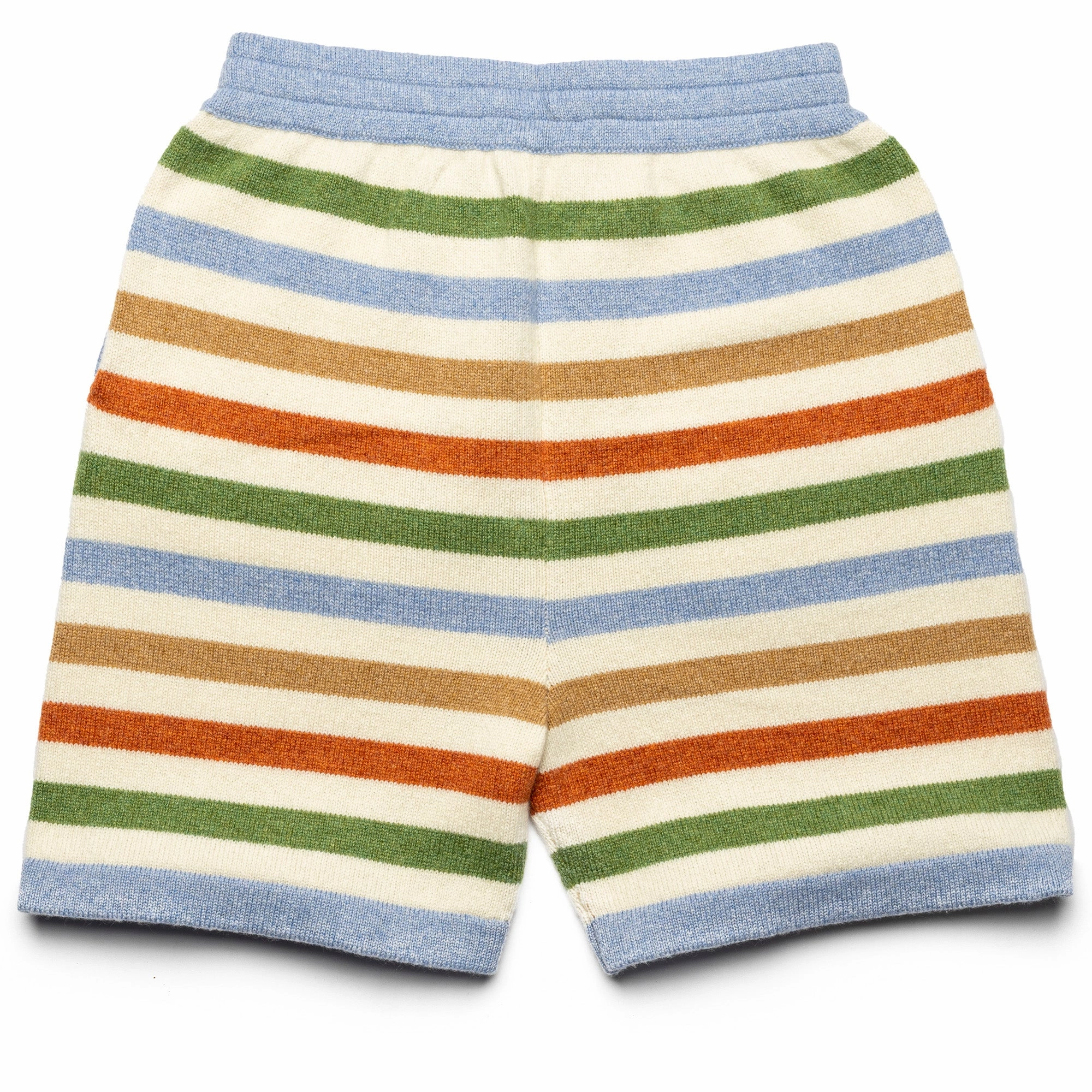Ergonomic Pattern Fashion Layers Harden Striped Shorts - Blue/Camel/Green/Orange