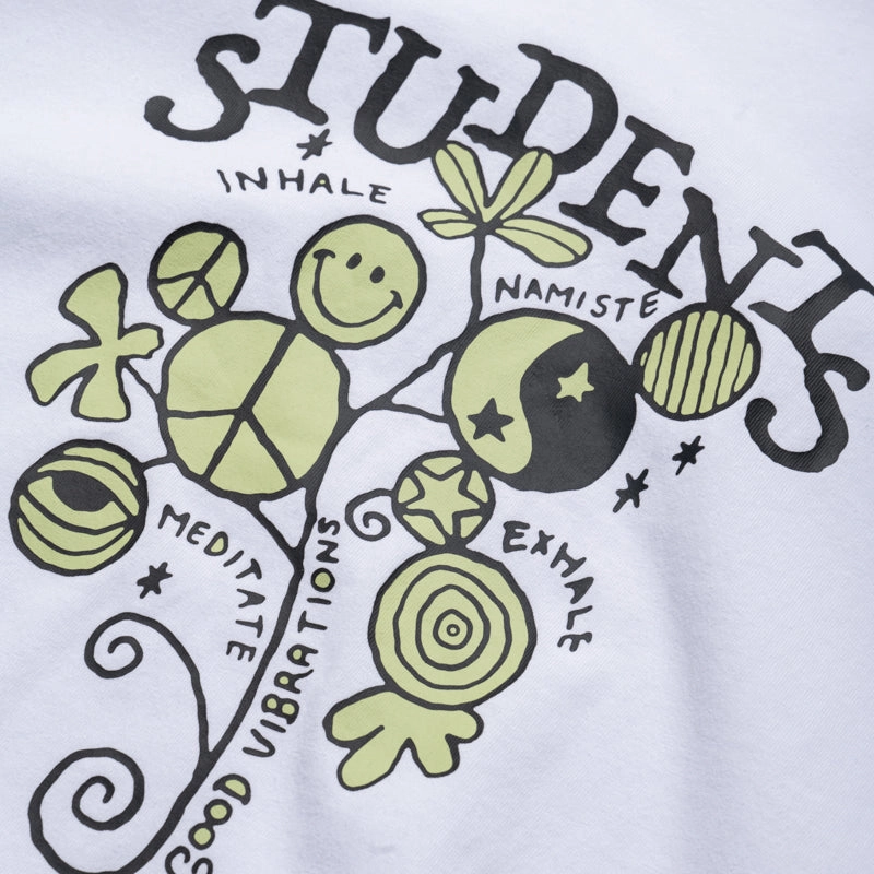 Students Golf Growth Tee - White Casual Vibe Wear