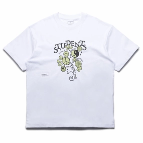 Fashion Essential Light Style Students Golf Growth Tee - White