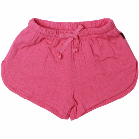 Meeting Ready Outdoor Jacket Easy Rib Shorts - Barbie Pink