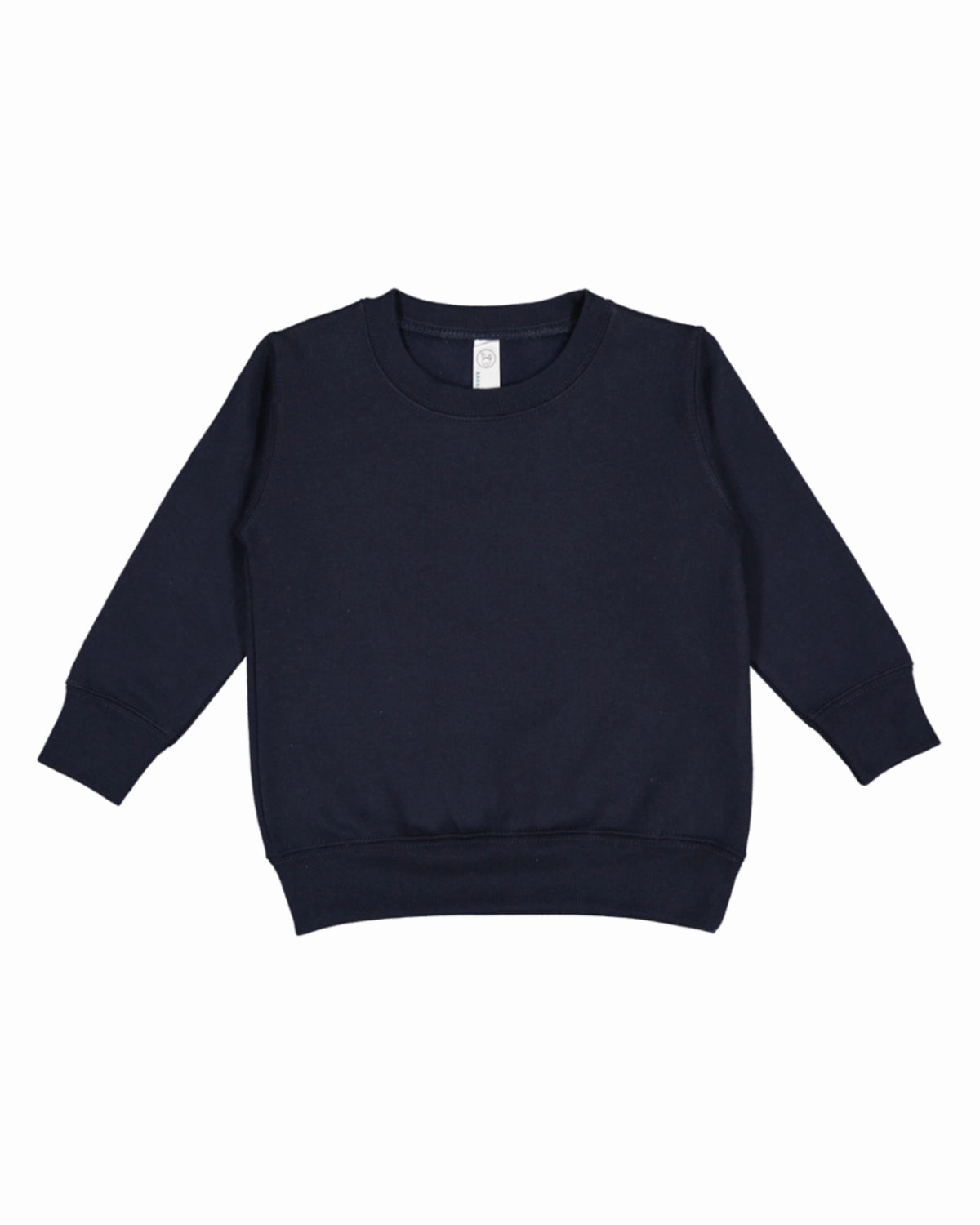 StaticResistant Comfortable Wear Custom Toddler Sweatshirt - Navy Blue