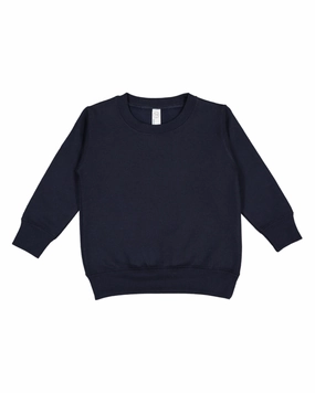 StaticResistant Comfortable Wear Custom Toddler Sweatshirt - Navy Blue